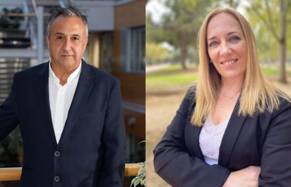 Jesús López Baquero y Sandra Sánchez